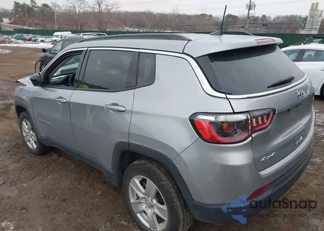 2022 Jeep Compass Latitude 4X4 из США, поврежденный, VIN 3C4NJDBB3NT170713